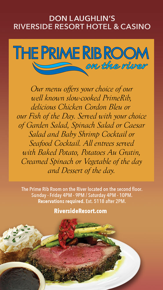 PRIME RIB ROOM Steakhouses 1650 S Casino Dr, Laughlin, NV Yelp