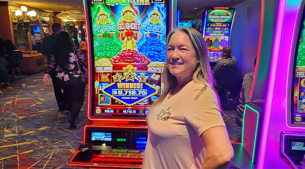 Jackpot Winner at Riverside Resort Casino in Laughlin Nevada $9,718