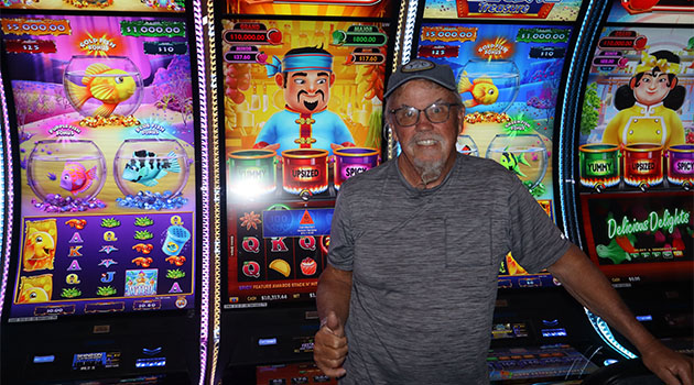 Jackpot winner at Riverside Resort Casino in Laughlin, Nevada 10,115