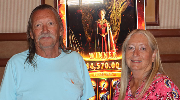 Jackpot winner at Riverside Resort Casino in Laughlin, Nevada $4,570