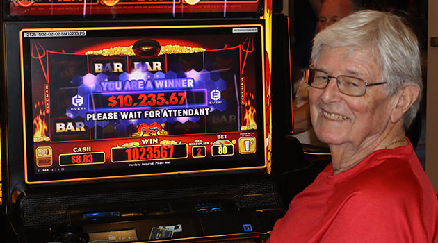 Jackpot winner at Riverside Resort Casino in Laughlin, Nevada $10,235