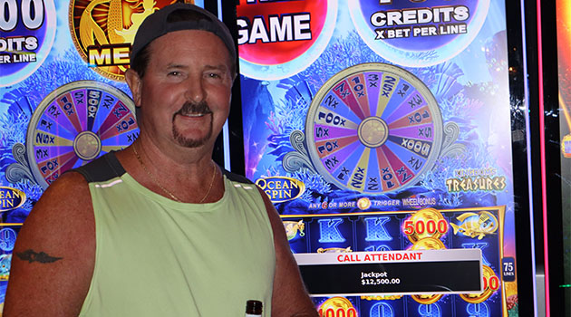 Jackpot winner at Riverside Resort Casino in Laughlin, Nevada $12,500