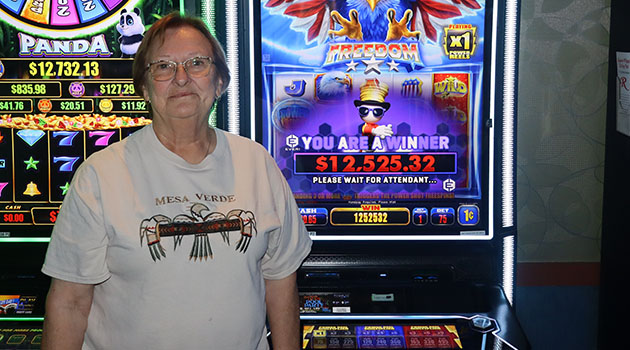 Jackpot winner at Riverside Resort Casino in Laughlin, Nevada $12,525
