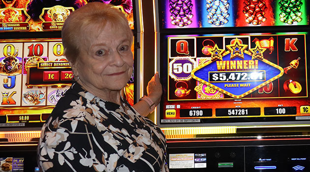 Jackpot winner at Riverside Resort Casino in Laughlin, Nevada $5,472