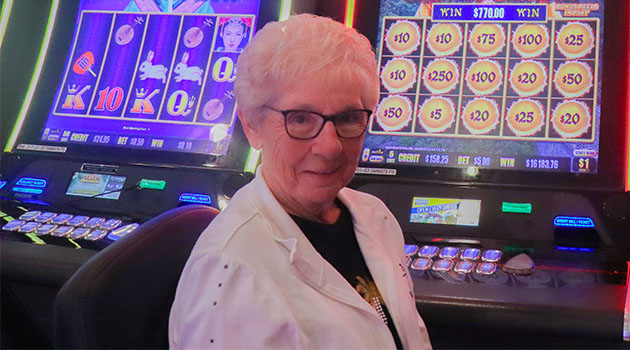 Jackpot winner at Riverside Resort Casino in Laughlin, Nevada, $16,184