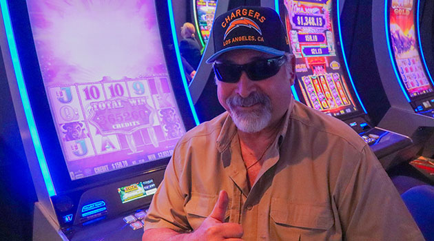 Jackpot winner at Riverside Resort Casino in Laughlin, Nevada $3,652