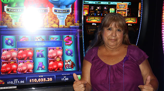 Jackpot winner at Riverside Resort Casino in Laughlin, Nevada $10,035