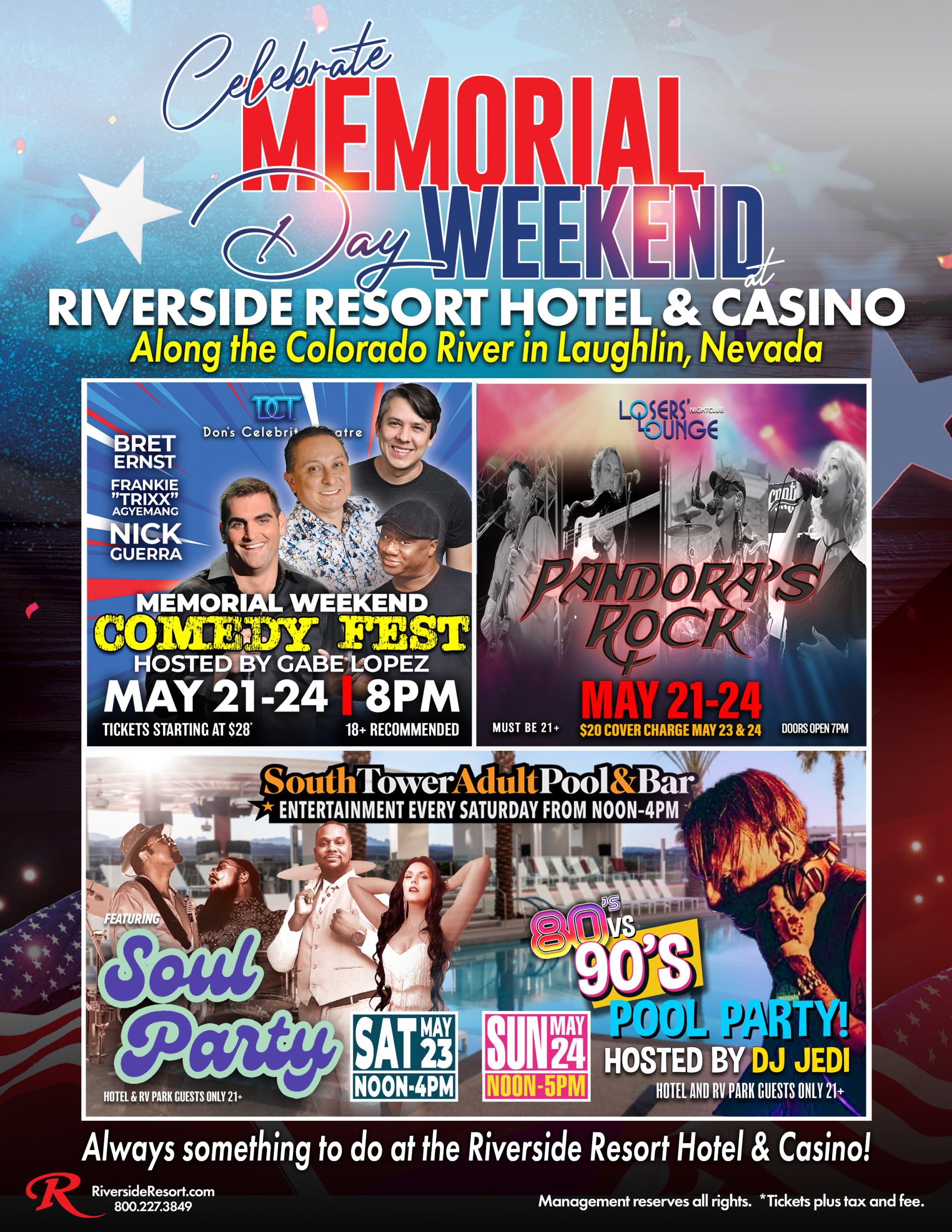 Memorial Day Vibes at Don Laughlin's Riverside Resort & Casino