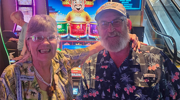 Jackpot winner at Riverside Resort Casino in Laughlin, Nevada $10,224