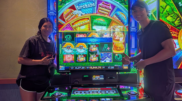 Jackpot winner at Riverside Resort Casino in Laughlin, Nevada $3,044