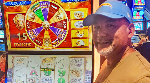 Jackpot winner at Riverside Resort Casino in Laughlin, Nevada $17,437