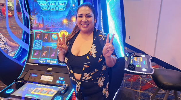 Jackpot winner at Riverside Resort Casino in Laughlin, Nevada $13,395