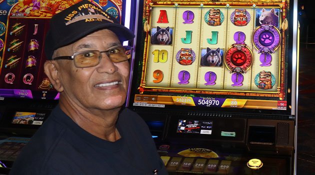 Jackpot winner at Riverside Resort Casino in Laughlin, Nevada $5,049