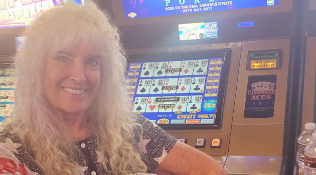 Jackpot winner at Riverside Resort Casino in Laughlin, Nevada $5,075