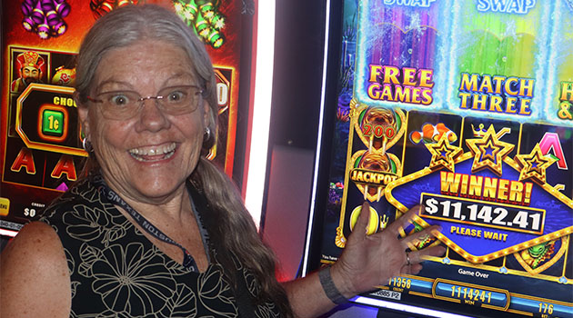 Jackpot winner at Riverside Resort Casino in Laughlin, Nevada $11,142