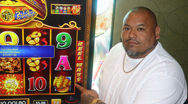 Jackpot winner at Riverside Resort Casino in Laughlin, Nevada $10,001