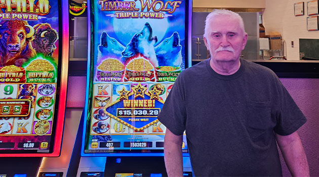 Jackpot winner at Riverside Resort Casino in Laughlin, Nevada $15,030