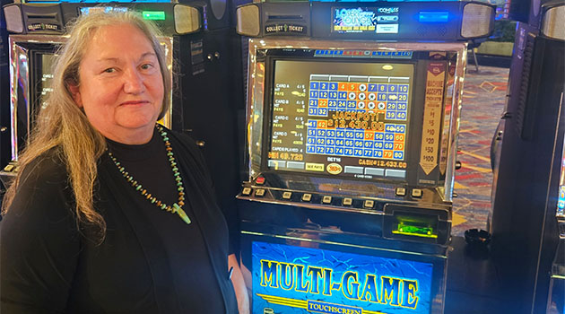 Jackpot winner at Riverside Resort Casino in Laughlin, Nevada $12,430