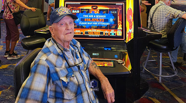 Jackpot winner at Riverside Resort Casino in Laughlin, Nevada $14,576