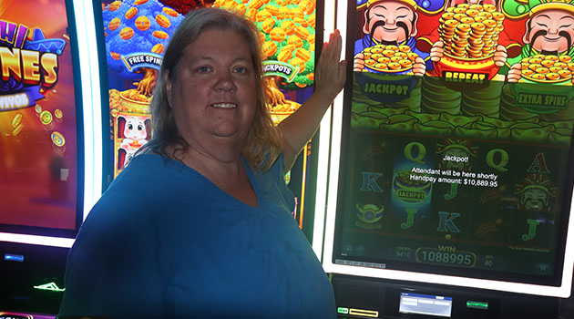 Jackpot winner at Riverside Resort Casino in Laughlin, Nevada $10,889